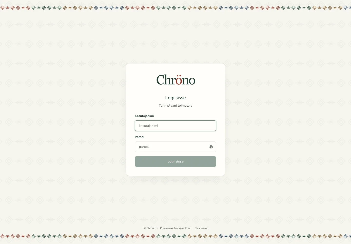 Chröno — arvutivaade