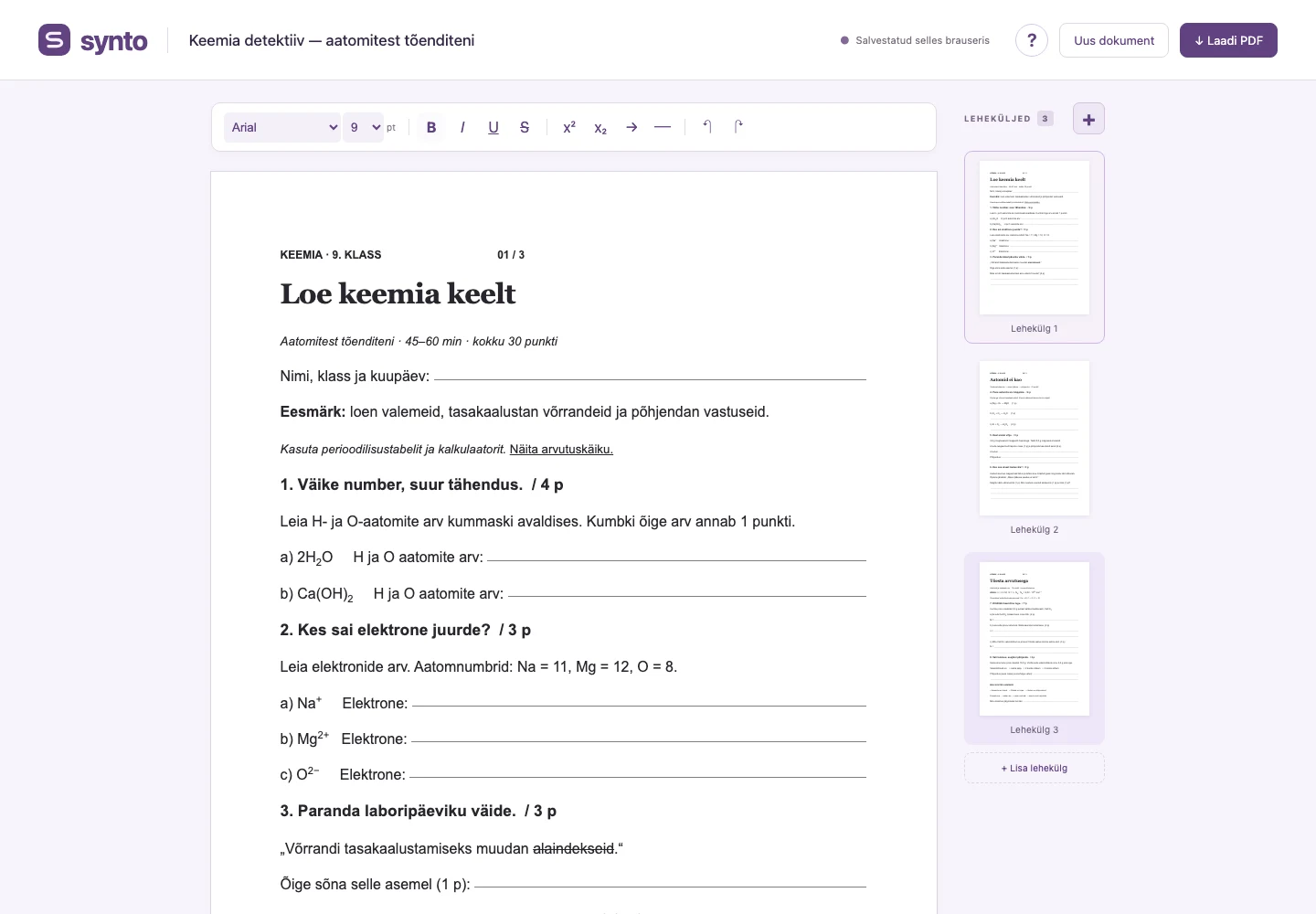 Synto — arvutivaade